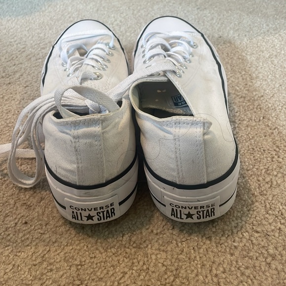 White Platform Converse - Picture 3 of 4